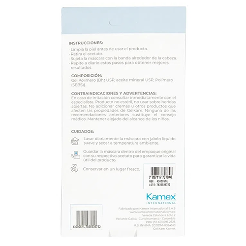 MASCARA FACIAL DE GEL - Kamex®