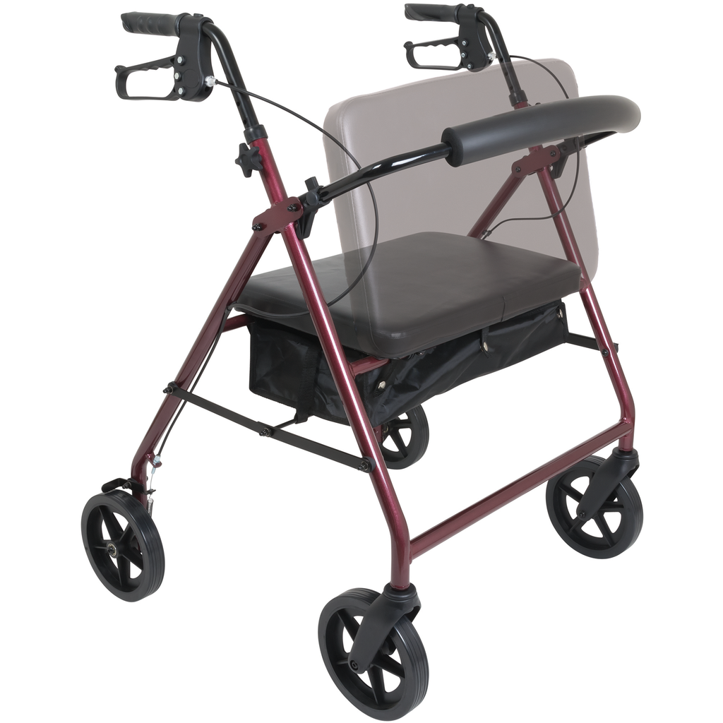 ANDADOR BARIATRICO CON ASIENTO Y RUEDAS - ProBasics™
