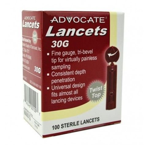 LANCETA PARA GLUCOMETRO - ADVOCATE®