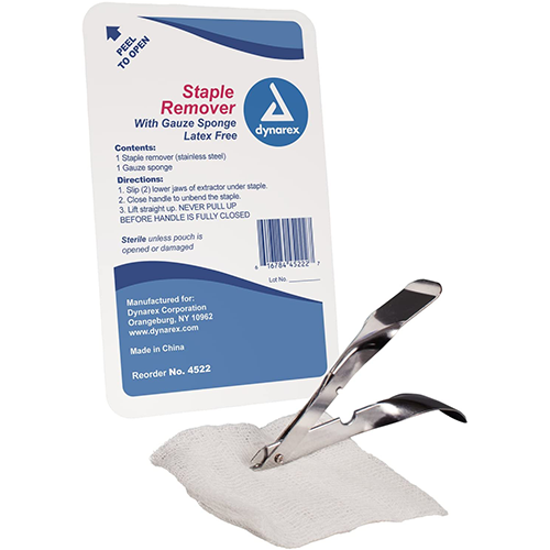 TIJERA PARA RETIRAR GRAPAS - Dynarex®