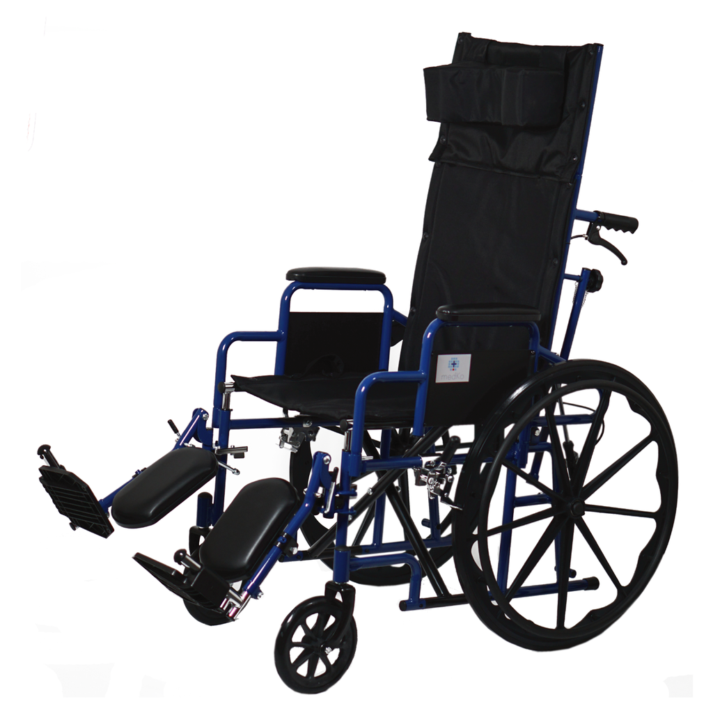 SILLA DE RUEDAS RECLINABLE - medKo